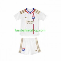 Günstige Fußball Trikotsatz Olympique Lyon Kinder Heimtrikot 2023-2024 Kurzarm