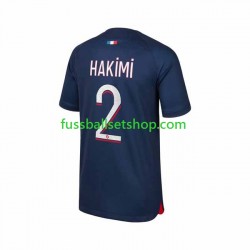 Günstige Fußball Trikotsatz Paris Saint-Germain Hakimi 2 Herren Heimtrikot 2023-2024 Kurzarm