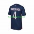 Günstige Fußball Trikotsatz Paris Saint-Germain Sergio Ramos 4 Herren Heimtrikot 2023-2024 Kurzarm