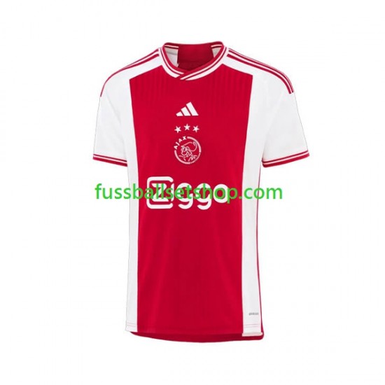 Günstige Fußball Trikotsatz Ajax Amsterdam Herren Heimtrikot 2023-2024 Kurzarm