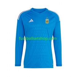 Günstige Fußball Trikotsatz Argentinien Torwart Herren Ausweichtrikot 2023 Langarm