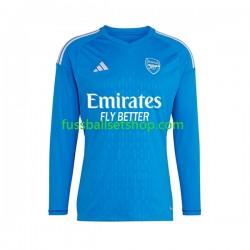 Günstige Fußball Trikotsatz Arsenal Long Torwart Auswärtstrikot 2023-2024 Kurzarm