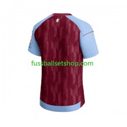 Günstige Fußball Trikotsatz Aston Villa Herren Heimtrikot 2023-2024 Kurzarm
