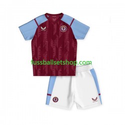 Günstige Fußball Trikotsatz Aston Villa Kinder Heimtrikot 2023-2024 Kurzarm