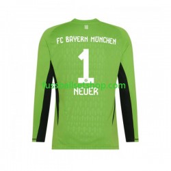 Günstige Fußball Trikotsatz FC Bayern München Manuel Neuer 1 Torwart Herren Auswärtstrikot 2023-2024 Langarm