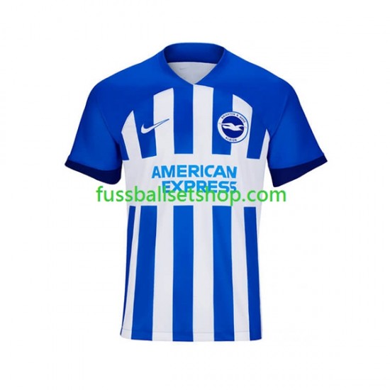 Günstige Fußball Trikotsatz Brighton Hove Albion Herren Heimtrikot 2023-2024 Kurzarm