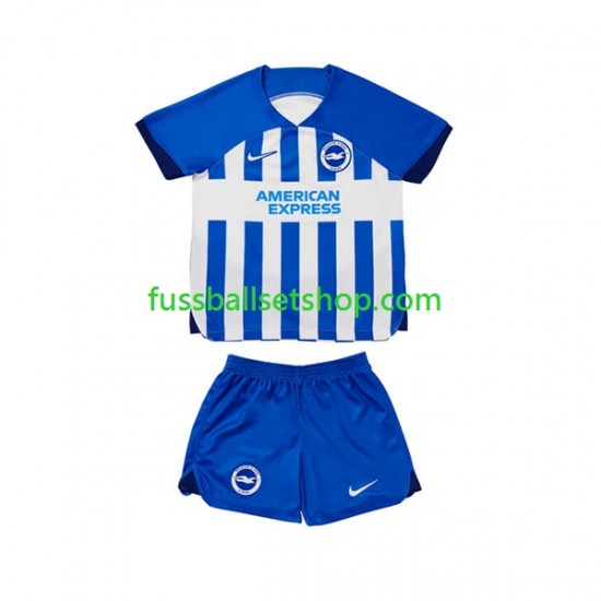 Günstige Fußball Trikotsatz Brighton Hove Albion Kinder Heimtrikot 2023-2024 Kurzarm
