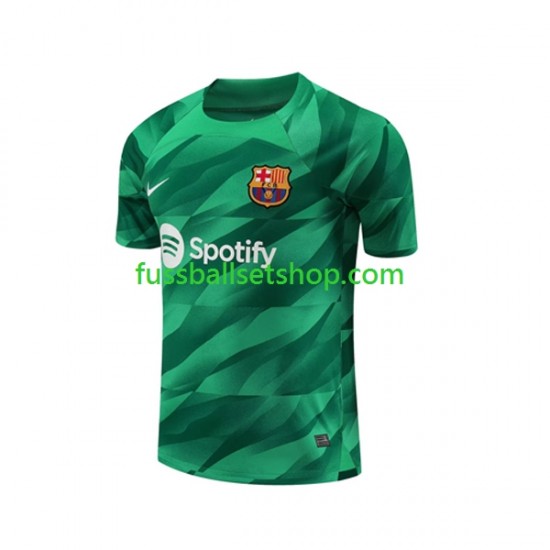 Günstige Fußball Trikotsatz FC Barcelona Torwart Herren Heimtrikot 2023-2024 Kurzarm