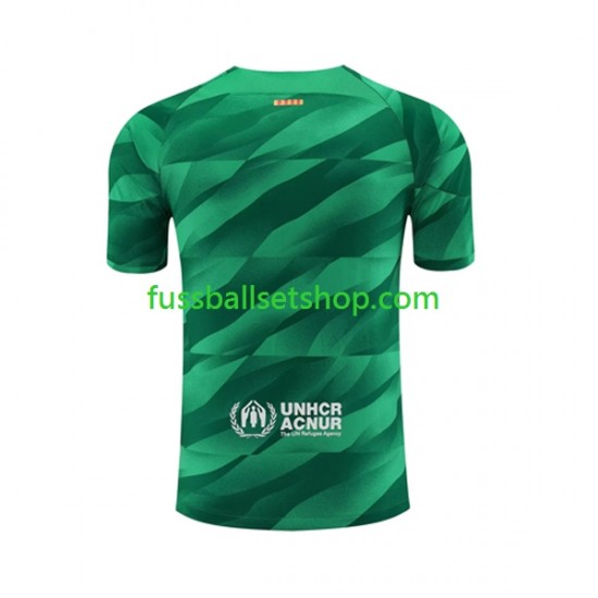 Günstige Fußball Trikotsatz FC Barcelona Torwart Herren Heimtrikot 2023-2024 Kurzarm