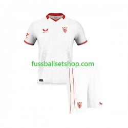 Günstige Fußball Trikotsatz FC Sevilla Kinder Heimtrikot 2023-2024 Kurzarm