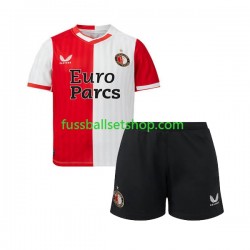 Günstige Fußball Trikotsatz Feyenoord Rotterdam Kinder Heimtrikot 2023-2024 Kurzarm