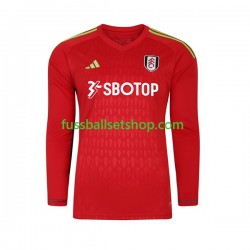 Günstige Fußball Trikotsatz Fulham Torwart Herren Heimtrikot 2023-2024 Langarm