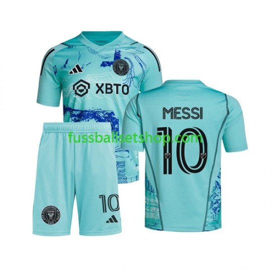 Günstige Fußball Trikotsatz Inter Miami Lionel Messi 10 Special Kinder Heimtrikot 2023-2024 Kurzarm