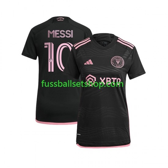 Günstige Fußball Trikotsatz Inter Miami Lionel Messi 10 Frauen Auswärtstrikot 2023 Kurzarm