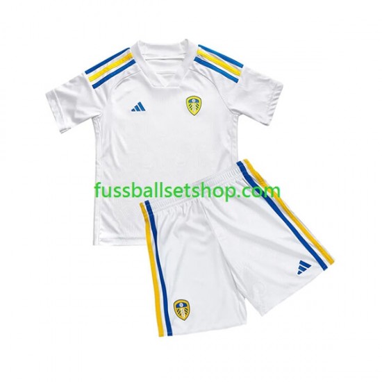 Günstige Fußball Trikotsatz Leeds United Kinder Heimtrikot 2023-2024 Kurzarm
