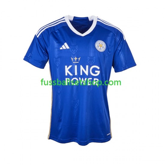 Günstige Fußball Trikotsatz Leicester City Herren Heimtrikot 2023-2024 Kurzarm