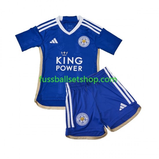 Günstige Fußball Trikotsatz Leicester City Kinder Heimtrikot 2023-2024 Kurzarm