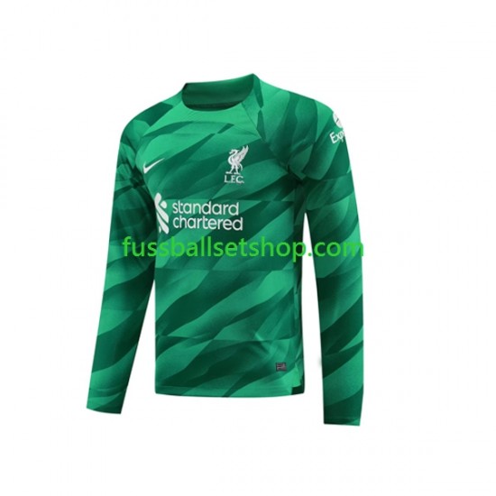 Günstige Fußball Trikotsatz Liverpool Torwart Herren Heimtrikot 2023-2024 Langarm