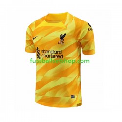 Günstige Fußball Trikotsatz Liverpool Torwart Herren Ausweichtrikot 2023-2024 Kurzarm