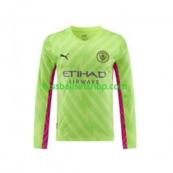 Günstige Fußball Trikotsatz Manchester City Torwart Herren Ausweichtrikot 2023-2024 Langarm