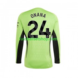 Günstige Fußball Trikotsatz Manchester United Andre Onana 24 Torwart Herren Heimtrikot 2023-2024 Langarm