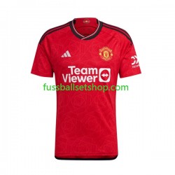 Günstige Fußball Trikotsatz Manchester United Lindelof 2 Herren Heimtrikot 2023-2024 Kurzarm