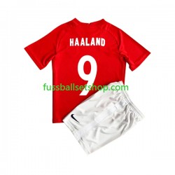 Günstige Fußball Trikotsatz Norwegen HAALAND 9 Kinder Heimtrikot 2022 Kurzarm