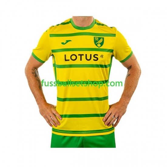 Günstige Fußball Trikotsatz Norwich City Herren Heimtrikot 2023-2024 Kurzarm