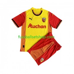 Günstige Fußball Trikotsatz RC Lens Kinder Heimtrikot 2023-2024 Kurzarm