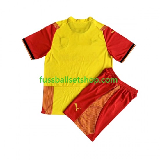 Günstige Fußball Trikotsatz RC Lens Kinder Heimtrikot 2023-2024 Kurzarm