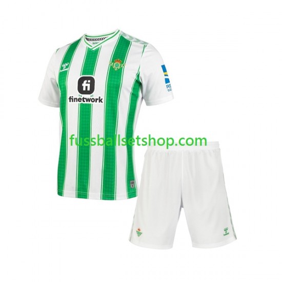 Günstige Fußball Trikotsatz Betis Sevilla Kinder Heimtrikot 2023-2024 Kurzarm