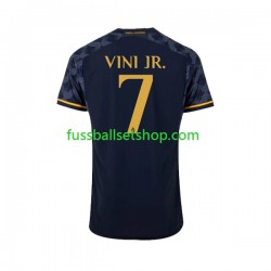 Günstige Fußball Trikotsatz Real Madrid Vinicius Junior 7 Herren Auswärtstrikot 2023-2024 Kurzarm