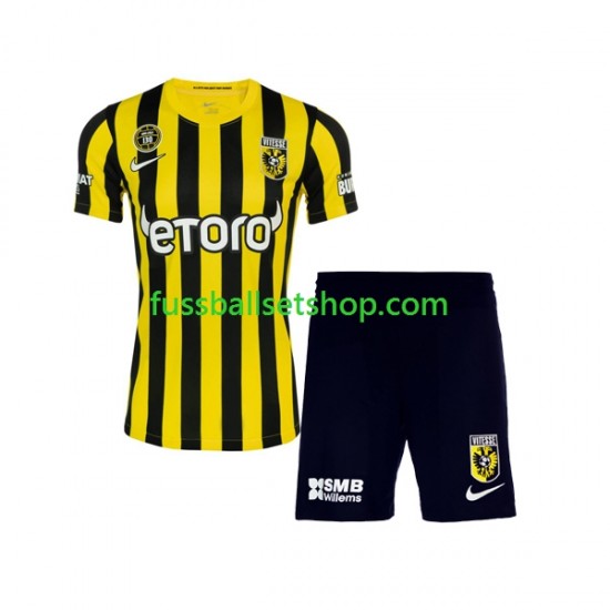 Günstige Fußball Trikotsatz SBV Vitesse Kinder Heimtrikot 2022-2023 Kurzarm