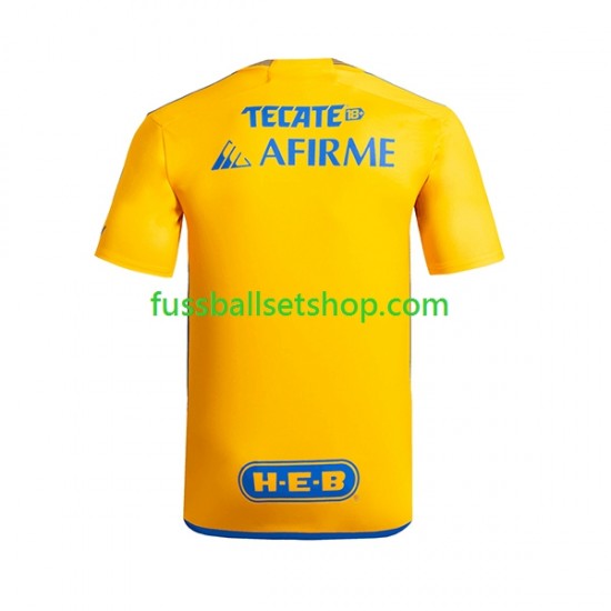 Günstige Fußball Trikotsatz UANL Tigres Herren Heimtrikot 2023-2024 Kurzarm