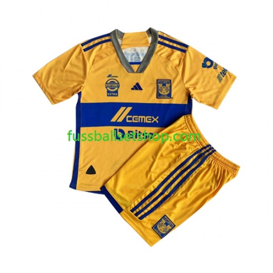 Günstige Fußball Trikotsatz UANL Tigres Kinder Heimtrikot 2023-2024 Kurzarm