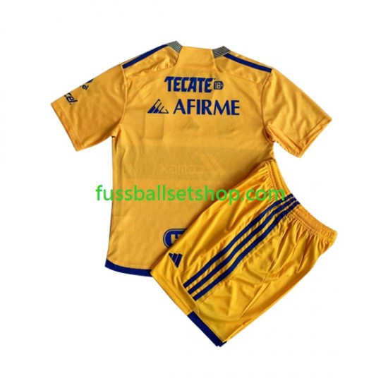 Günstige Fußball Trikotsatz UANL Tigres Kinder Heimtrikot 2023-2024 Kurzarm