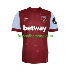 Günstige Fußball Trikotsatz West Ham United Herren Heimtrikot 2023-2024 Kurzarm