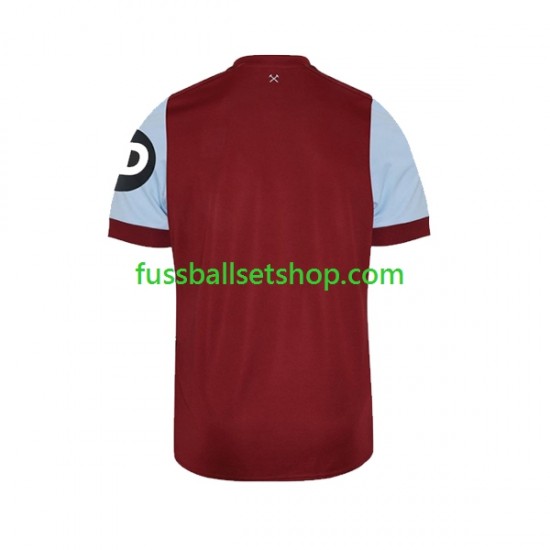 Günstige Fußball Trikotsatz West Ham United Herren Heimtrikot 2023-2024 Kurzarm