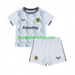 Günstige Fußball Trikotsatz Wolverhampton Wanderers Kinder Ausweichtrikot 2023-2024 Kurzarm