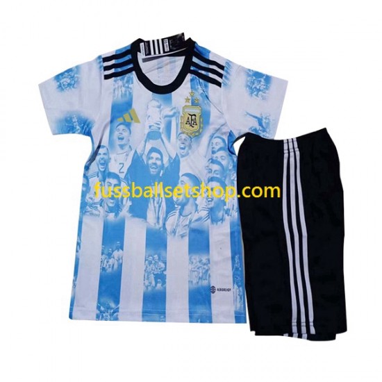 Günstige Fußball Trikotsatz Argentinien All Stars Kinder Heimtrikot 2023 Kurzarm