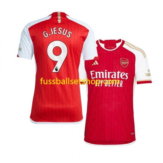 Günstige Fußball Trikotsatz Arsenal Gabriel Jesus 9 Herren Heimtrikot 2023-2024 Kurzarm