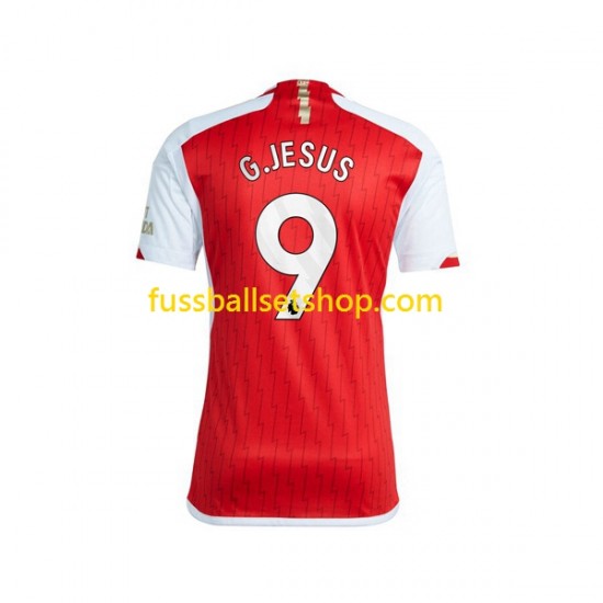 Günstige Fußball Trikotsatz Arsenal Gabriel Jesus 9 Herren Heimtrikot 2023-2024 Kurzarm