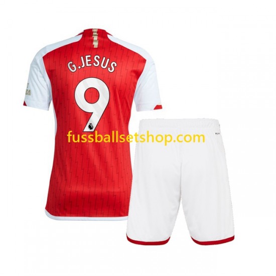 Günstige Fußball Trikotsatz Arsenal Gabriel Jesus 9 Kinder Heimtrikot 2023-2024 Kurzarm