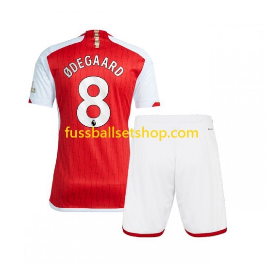 Günstige Fußball Trikotsatz Arsenal Martin Odegaard 8 Kinder Heimtrikot 2023-2024 Kurzarm