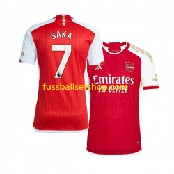 Günstige Fußball Trikotsatz Arsenal Saka 7 Herren Heimtrikot 2023-2024 Kurzarm