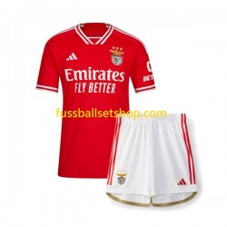 Günstige Fußball Trikotsatz Benfica Kinder Heimtrikot 2023-2024 Kurzarm