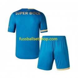 Günstige Fußball Trikotsatz FC Porto Kinder Ausweichtrikot 2023-2024 Kurzarm