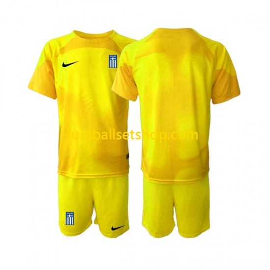 Günstige Fußball Trikotsatz Griechenland Torwart Kinder Heimtrikot 2023 Kurzarm
