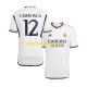 Günstige Fußball Trikotsatz Real Madrid Camavinga 12 Herren Heimtrikot 2023-2024 Kurzarm