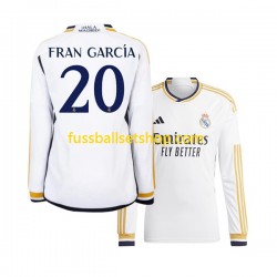 Günstige Fußball Trikotsatz Real Madrid Fran Garcia 20 Herren Heimtrikot 2023-2024 Langarm